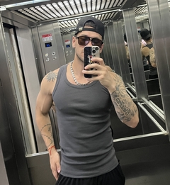 Musculosa Morley Gris Topo