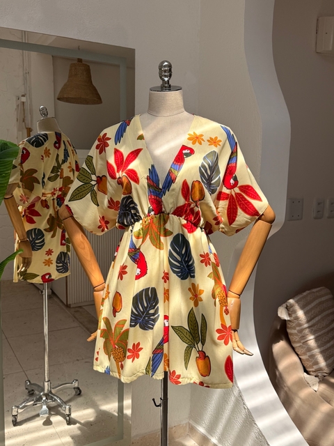Vestido Catarina - Arara vermelha