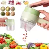 Cortador, Picador y Triturador de Alimentos Recargable USB