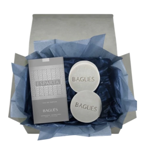 SET ESPARTA: Perfume 50ml + 2 jabones 70gr c/u + caja de regalo - comprar online