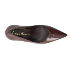 SCARPIN ANABELA LUIZA BARCELOS COURO VERNIZ MARROM 13420010 na internet