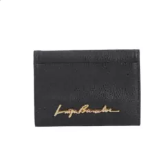 PORTA CARTÕES LUIZA BARCELOS COURO PRETA 899990156 - comprar online