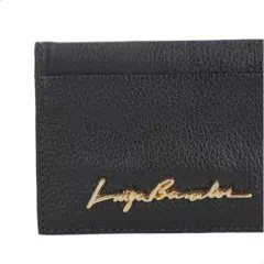 PORTA CARTÕES LUIZA BARCELOS COURO PRETA 899990156 - loja online