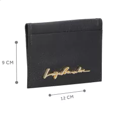 PORTA CARTÕES LUIZA BARCELOS COURO PRETA 899990156