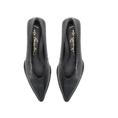 Imagem do SCARPIN KITTEN HEEL LUIZA BARCELOS COURO PRETO 14070003