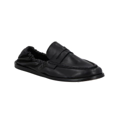 MOCASSIM MULE LUIZA BARCELOS DRAPEADO COURO PRETO 50460002