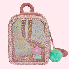 Mochila xadrez flor