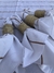 SERVILLETAS DE TUSOR BLANCO CON RAYA CANELA - comprar online