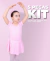 Kit de Ballet Infantil Meia Manga com 5 Peças + Estojo Brinde