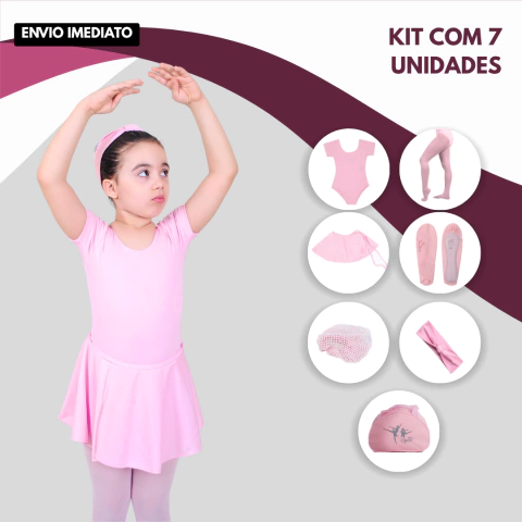 Kit de Ballet Meia Manga com 7 Peças – Completo - comprar online
