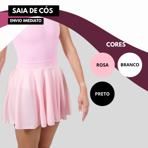 Saia de Helanca Light com Cós em Helanca Adulto - comprar online