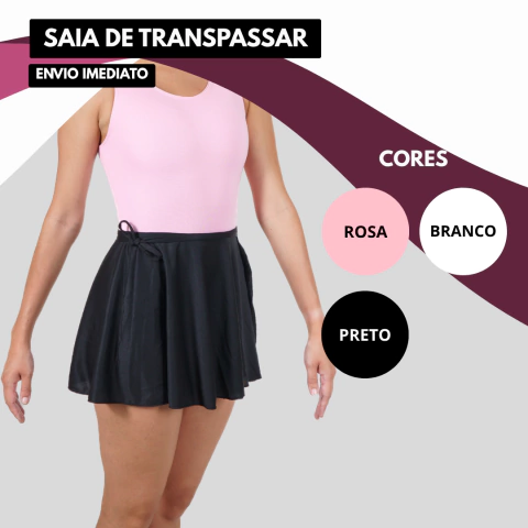 Saia de Transpassar em Helanca Light Adulto - comprar online