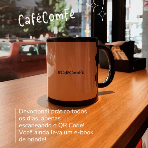 Caneca CaféComFé - Devocional Todo Dia - comprar online