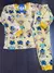 Pijama Fleece Minions amarelo 1321