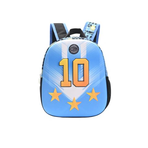 Mochila infantil deportiva N°10 Leo | Celeste