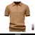 Camisa polo masculina de algodão