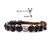 Pulseira zodíaco pedra natural obsidiana