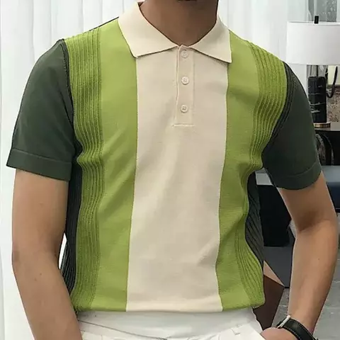 Camisa polo malha