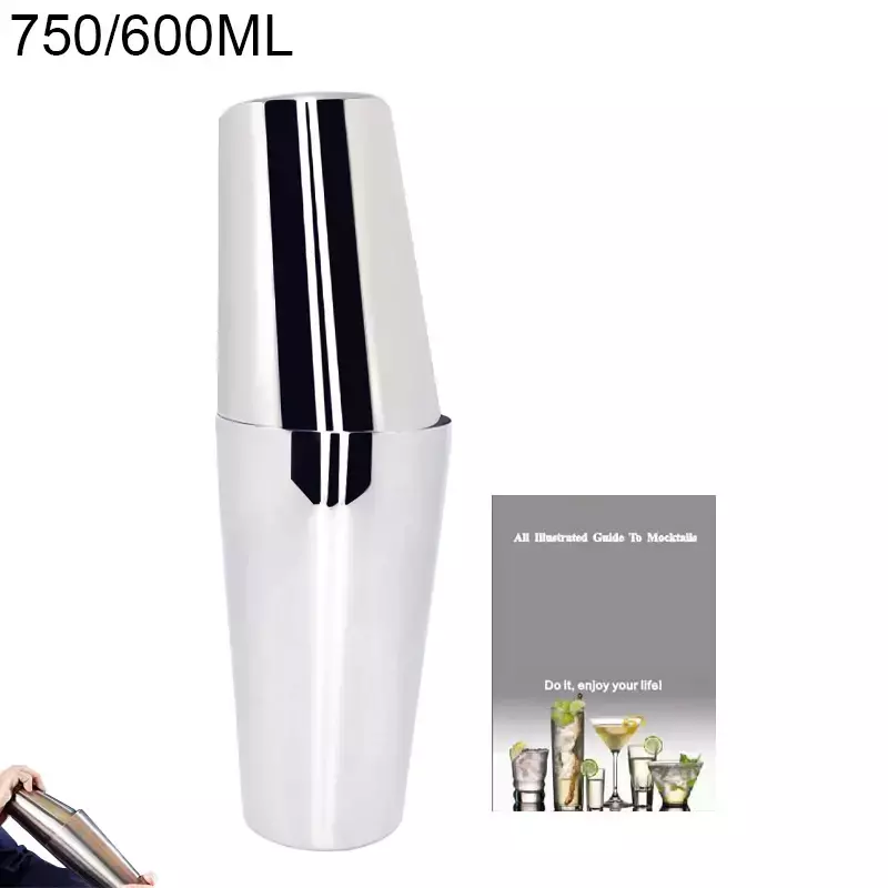 Coquetel boston em aço inoxidável