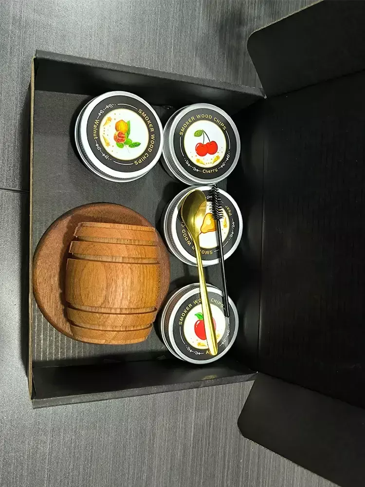 Kit Defumador de Uísque – Coquetel Premium com Lascas de Madeira Natural