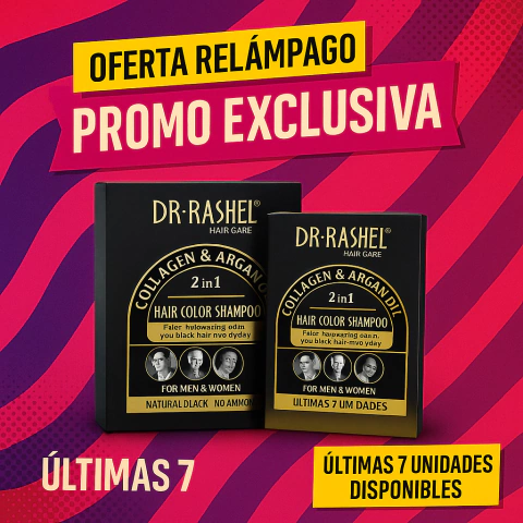 Dr. Rashel Pocket Dye® - Tinte rápido + cuidado total para el cabello.