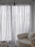 Cortina Gasa 200x250 Algodón 2 Paños - Línea Blanca