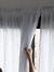 Cortina Gasa 150x300 Algodón 2 Paños - Línea Blanca