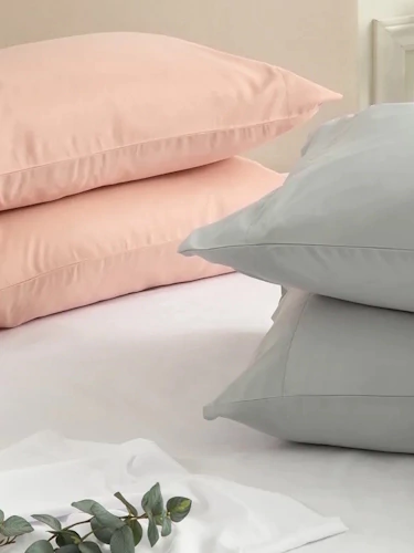 Set 2 Fundas De Almohadas Lisas 75x50 Cm Linea Hogar - comprar online