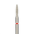 Fresa Diamantada - Flame - Azul (D.1.8) - PINK MASK - - comprar online