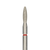 Fresa Diamantada - Flame - Roja (D.2.3) - PINK MASK - - comprar online