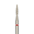Fresa Diamantada - Unicorn Flame - Roja (D.1.8)- PINK MASK - - comprar online