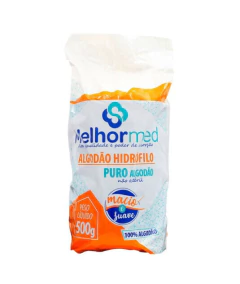 Algodão Hidrófilo 500g Rolo - MelhorMed