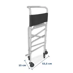 Cadeira de Banho Higiênica Dobrável até 100 Kg D30 Dellamed - Cirúrgica Líder