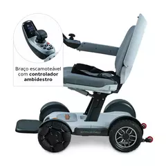 Cadeira Motorizada Dobrável até 120 Kg Assento 42 cm Spacemed Dellamed on internet