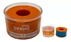 Fita Cirúrgica De Silicone Adesiva Rolo 2,5cm x 5m Para Cicatriz e Queloide - Vital Derme