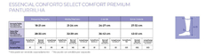 Meia de Compressão 3/4 Sigvaris Select Comfort Premium 20-30 mmHg Unissex Ponteira Aberta Efeito Climático - Cirúrgica Líder