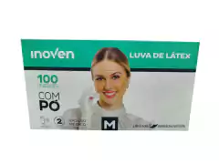 Luva de Látex Branca Com Pó 100un - Inoven - comprar online