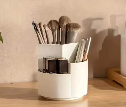 Organizador de maquillaje giratorio