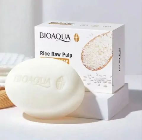 Jabon en barra arroz Bioaqua
