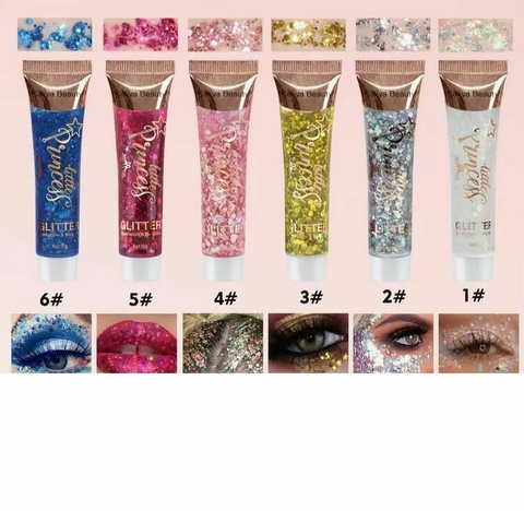 Gel Escarchado para Maquillaje