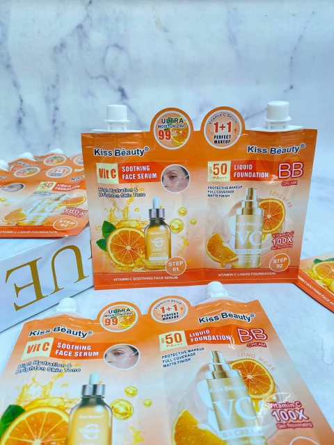 Bb Cream + Serum Vitamina C Kiss Beauty - comprar en línea
