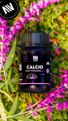 Calcio 600mg + Vitamina D3 - 60 Comprimidos - Natural Nutrition