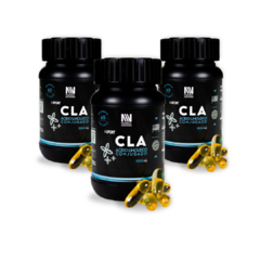 Pack x3 - CLA 1000mg - Acido Linoleico Conjugado - 60 Capsulas Blandas