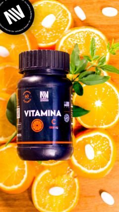 Vitamina C 1000mg con Rose Hips - 60 comprimidos - Natural Nutrition