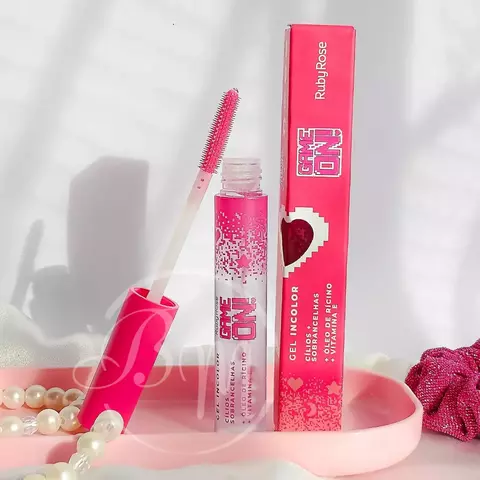 Gel Incolor Cilios + Sobrancelhas Game On - Ruby Rose