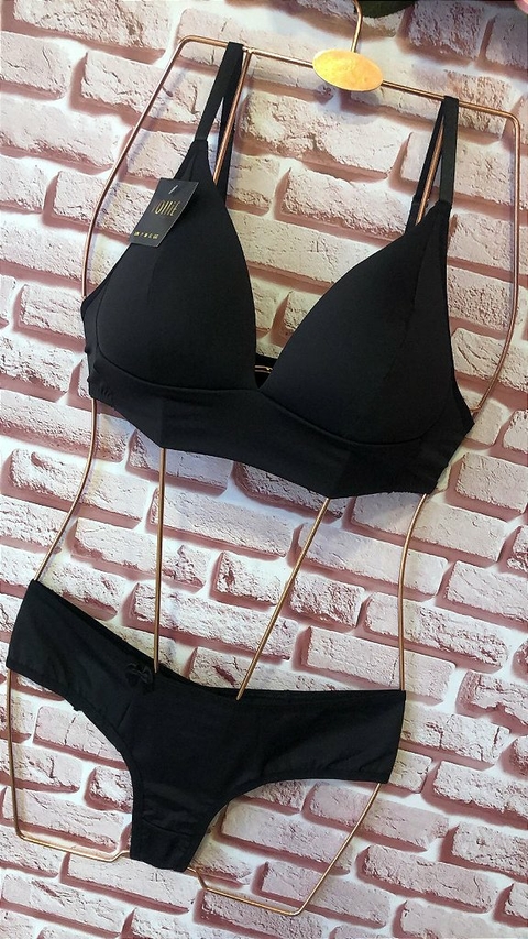Conjunto Confort Poliamida - Preto