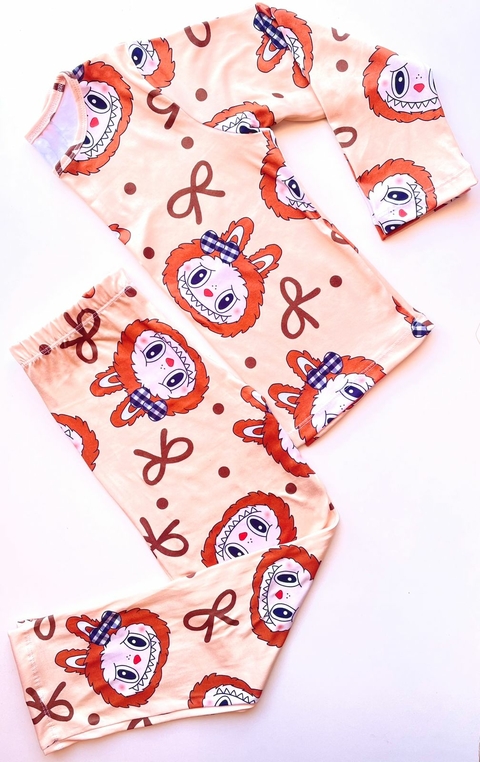 Pijama suede infantil - Labubu