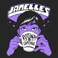 Camiseta Janelles "Cafeína" por Paulo Rocker - comprar online