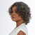 Peruca Costurada Wig 20 CM - 25 CM - 30 CM - CABELO BRASILEIRO GRISALHO NATURAL , CACHO NATURAL