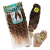 Kit Boho Braids na cor tm209/613, com cabelo orgânico da marca True Me, incluindo tranças e acessórios metálicos para acabamento.